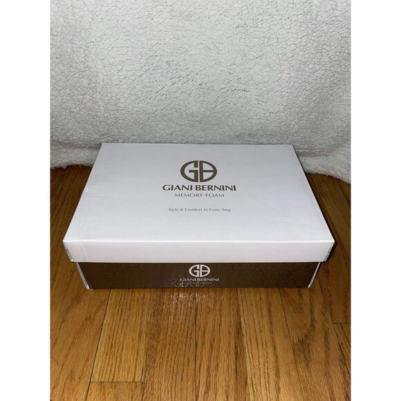 Giani Bernini Memory Foam Tavettil Black Suede Heels Shoes Size 8.5 M - Picture 8 of 10